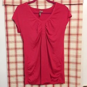 Thyme Maternity Magenta Top, Medium